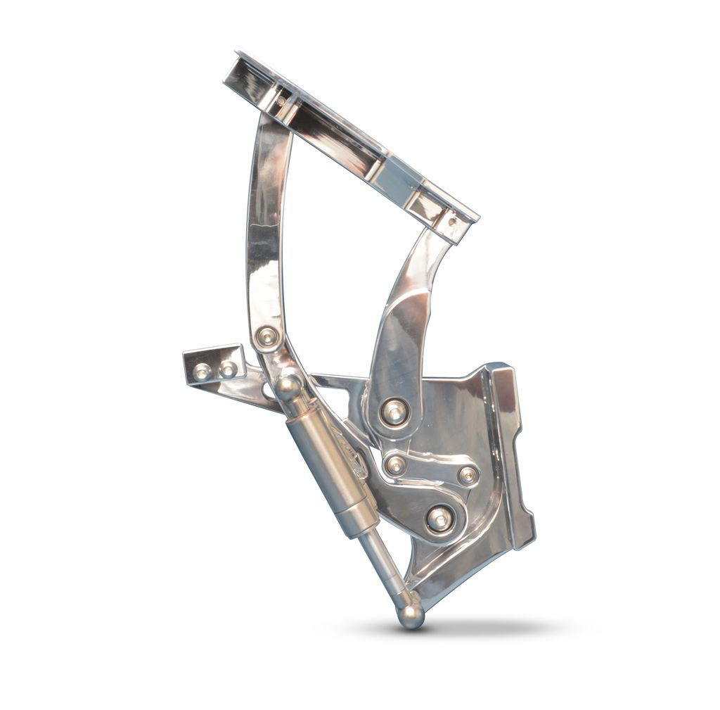 Eddie Motorsports ms14931p | EDDIE MOTORSPORTS Billet Hood Hinges Polished; 1957-1957