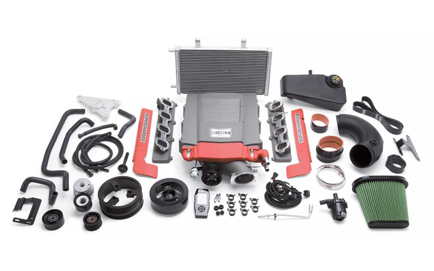 Edelbrock 1570 | Supercharger Stage 1 - Street Kit 2014-2015 Chevrolet Corvette Z51 6 2L LT1 w/ Tuner; 2014-2015