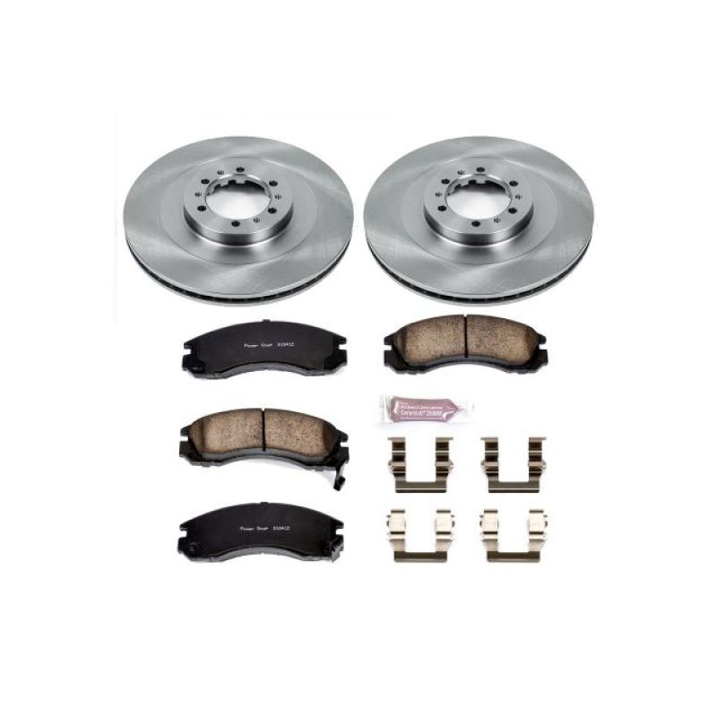 PowerStop koe3091 | Power Stop 00-04 Mitsubishi Montero Sport Front Autospecialty Brake Kit; 2000-2004