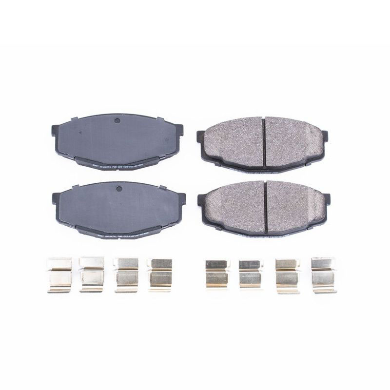 PowerStop 17207 | Power Stop 87-95 Toyota Pickup Front Z17 Evolution Ceramic Brake Pads w/Hardware; 1987-1995