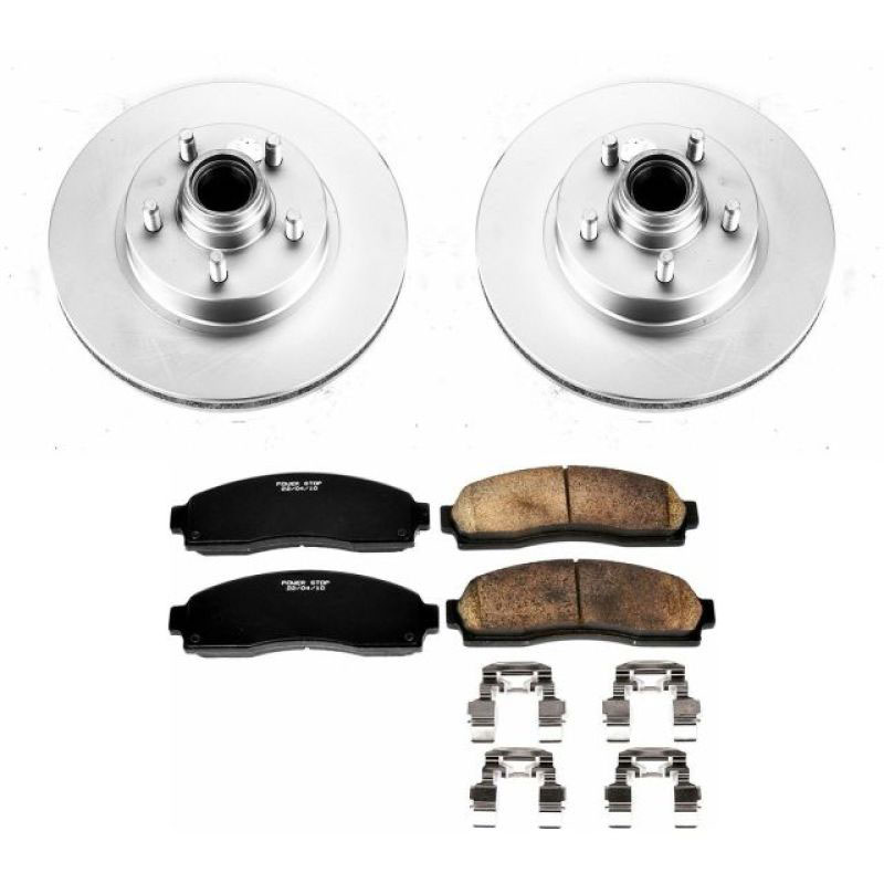 PowerStop crk1857 | Power Stop 03-09 Ford Ranger Front Z17 Evolution Geomet Coated Brake Kit; 2003-2009