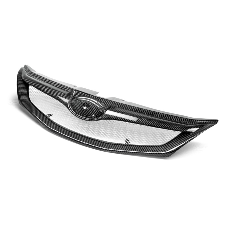 Seibon FG0809SBIMP-STI | Carbon Fiber STI Style Front Grille for Subaru WRX / STI; 2008-2010