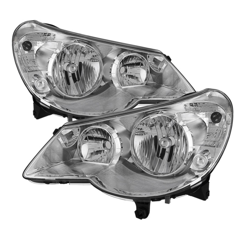 SPYDER 9029653 | Xtune Chrysler Sebring 07-10 OEM Style Headlights Chrome HD-JH-CHRSE07-C; 2007-2010