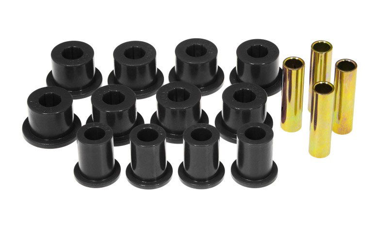 Prothane 18-1006-BL | 89-99 Toyota Truck 4wd Rear Spring & Shackle Bushings - Black; 1989-1999