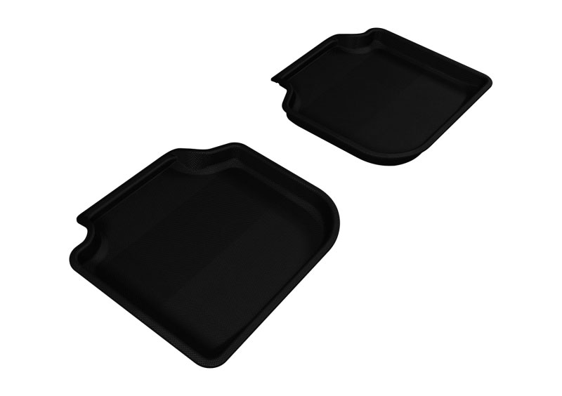 3D Maxpider l1vw05621509 | 3D MAXpider 2012-2019 Volkswagen Passat Kagu 2nd Row Floormats - Black; 2012-2019