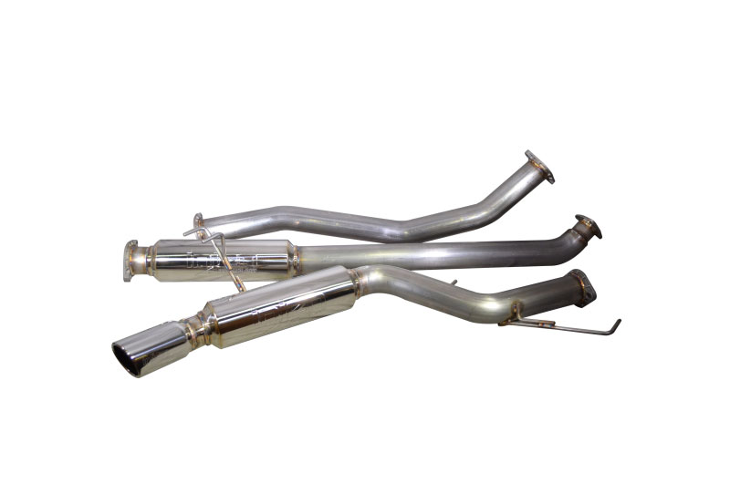 Injen SES1573 | Honda Civic 10th Gen. 1.5L Turbo 76mm S.S. full cat-back System with S.S.investment flanges and S.S. tip with rolled edges; 2016-2022