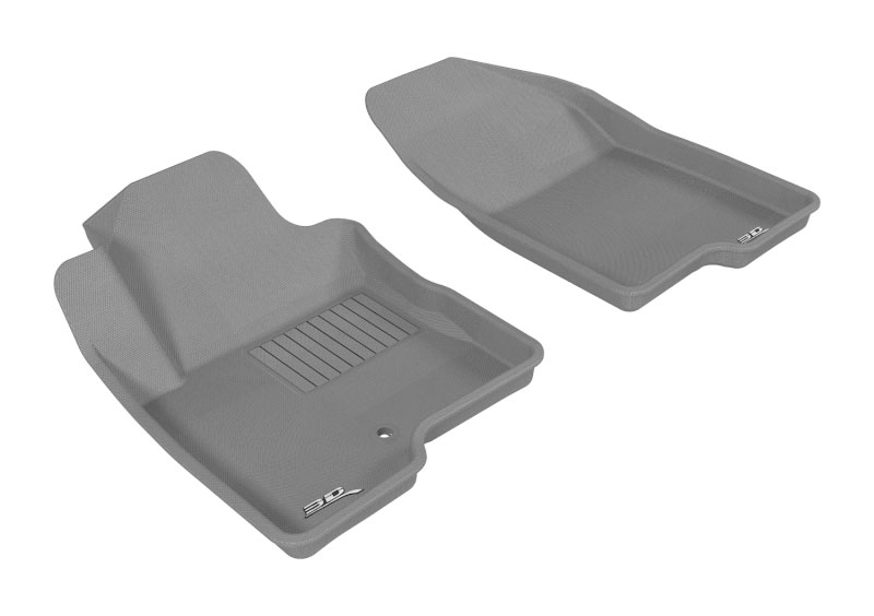 3D Maxpider l1jp00811501 | 3D MAXpider 2007-2013 Jeep Compass Kagu 1st Row Floormat - Gray; 2007-2013