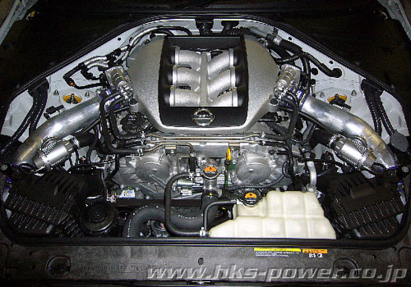 HKS 71008-an027 | 09-10 GT-R R35 SSQV4 BOV Kit Includes 2 SSQV & Polished Aluminum Pipes; 2009-2010