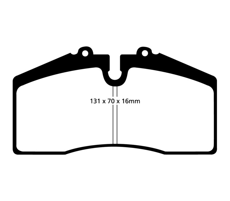 EBC dp51014ndx | 05+ Ford Saleen Mustang Brembo front calipers Bluestuff Front Brake Pads; 2005-2023