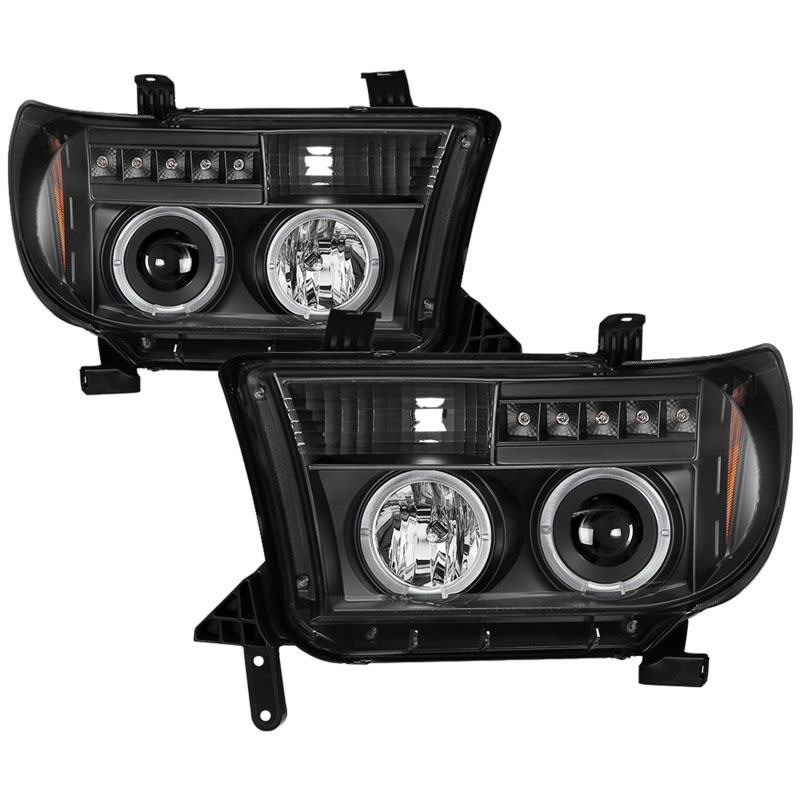 SPYDER 5086044 | Spyder Signature Toyota Tundra 07-13 / Sequoia 08-13 Projector Headlights - (PRO-YD-TTU07-HL-BKV2); 2007-2013