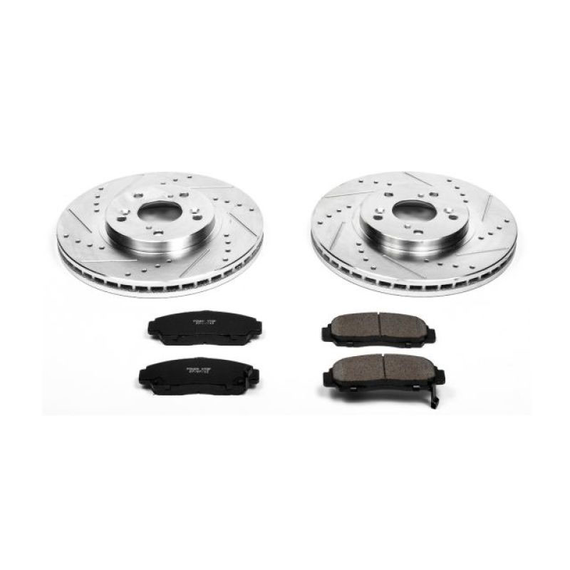 PowerStop k2292 | Power Stop 01-03 Acura CL Front Z23 Evolution Sport Brake Kit; 2001-2003