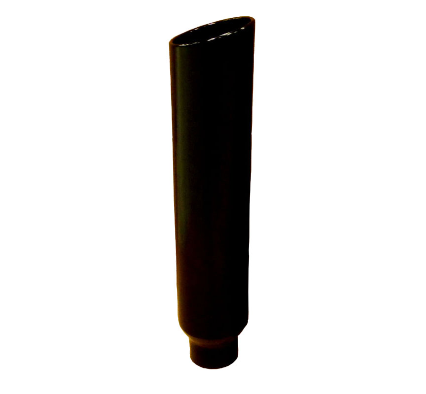 Pypes Exhaust EVT506-36B | Pypes Diesel Truck 5" in - 6" out, 36" long Stack Tip (each) - Black; 1950-2012