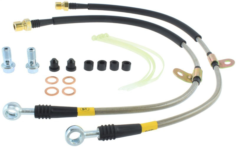 Stoptech 95061022 | StopTech Stainless Steel Front Brake Lines 12-14 Ford Raptor; 2012-2014