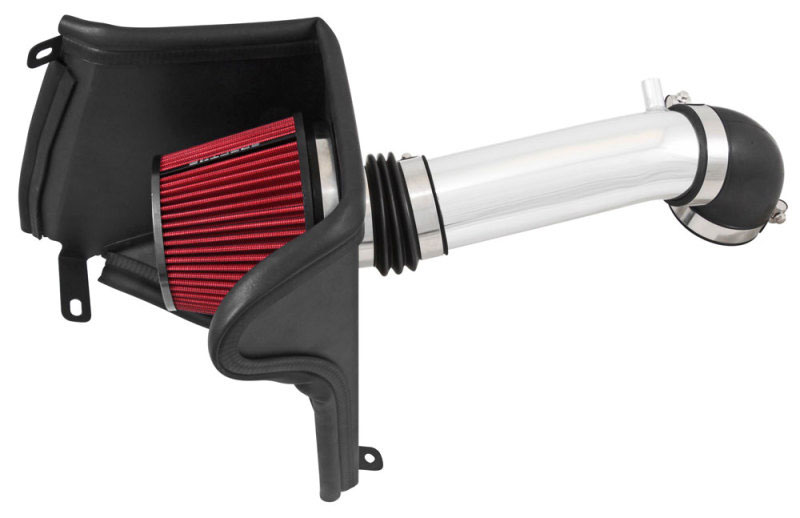 Spectre 9051 | 91-01 Jeep Cherokee L6-4.0L F/I Air Intake Kit - Polished w/Red Filter; 1991-2001