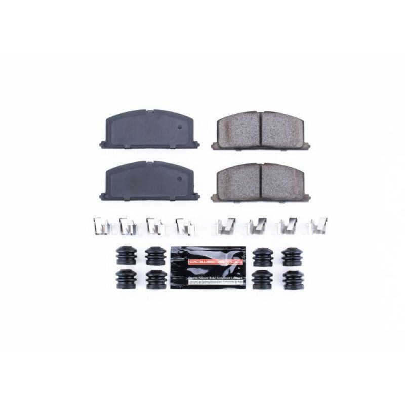 PowerStop z23-242 | Power Stop 85-88 Chevrolet Nova Front Z23 Evolution Sport Brake Pads w/Hardware; 1985-1988