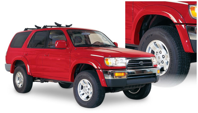 Bushwacker 31913-11 | 96-02 Toyota 4Runner Extend-A-Fender Style Flares 4pc - Black; 1996-2002