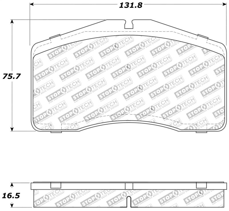 Stoptech 309.05940 | StopTech Sport Brake Pads Porsche 928, Front; 1993-1995