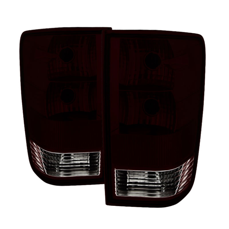 SPYDER 9033445 | Xtune Nissan Titan 04-15 OEM Style Tail Light Red Smoked ALT-JH-NT04-OE-RSM; 2004-2015