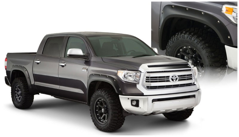 Bushwacker 30918-02 | 14-18 Toyota Tundra Fleetside Pocket Style Flares 4pc 66.7/78.7/97.6in Bed - Black; 2014-2018