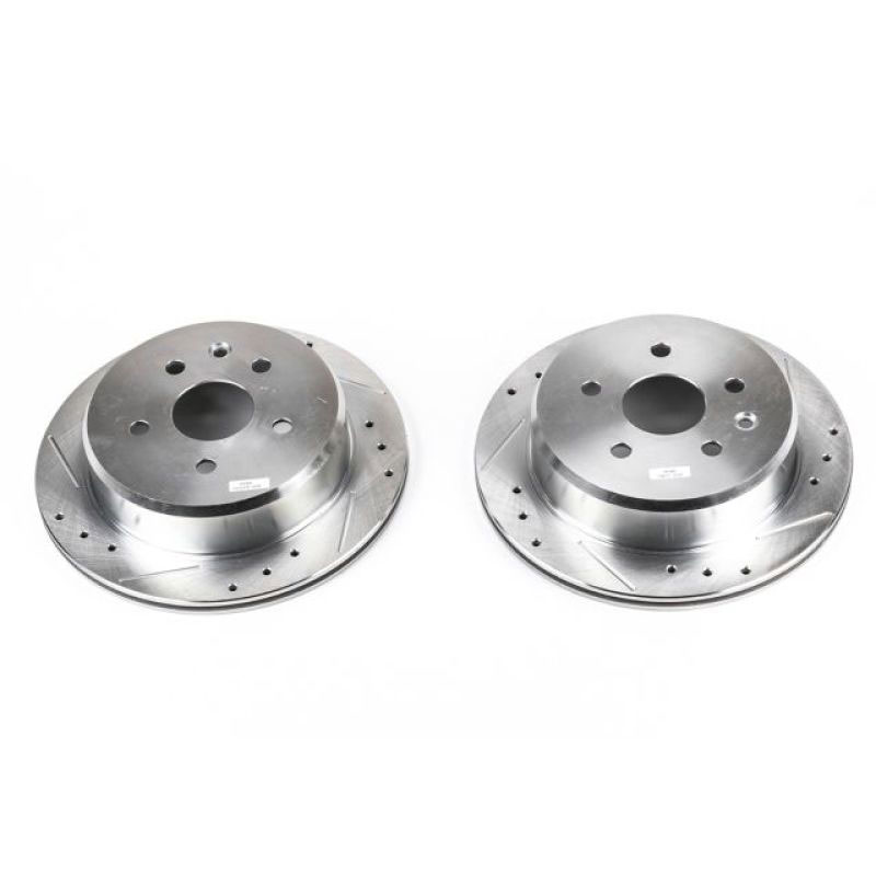 PowerStop jbr715xpr | Power Stop 92-98 Lexus SC300 Rear Evolution Drilled & Slotted Rotors - Pair; 1992-1998