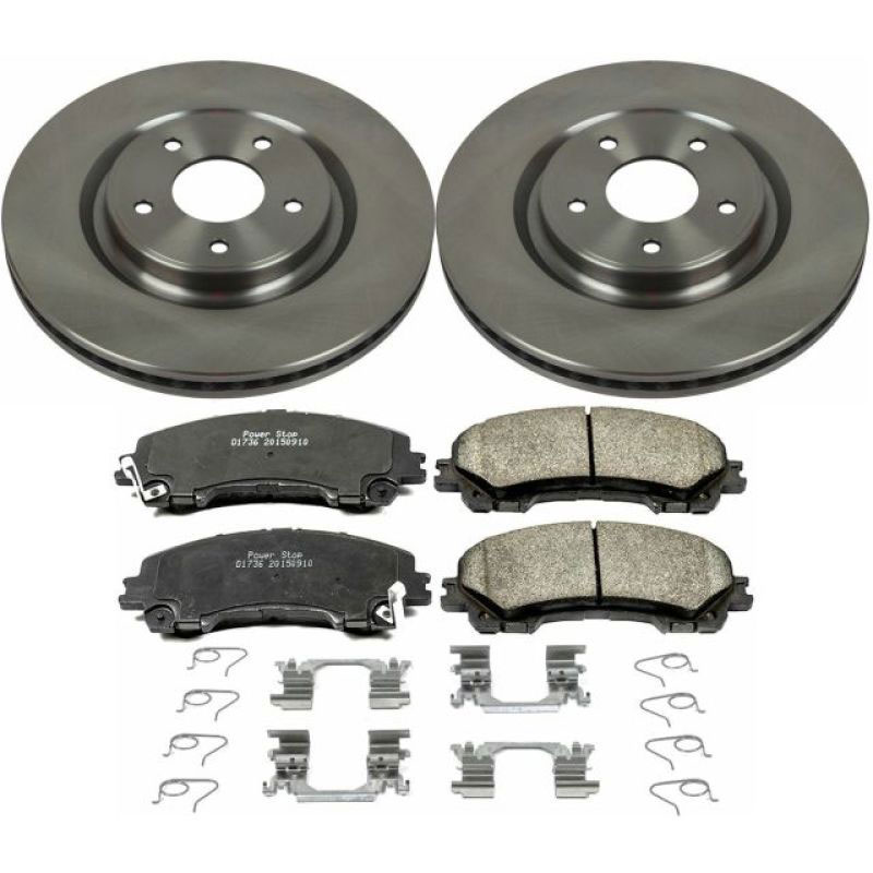 PowerStop koe7034 | Power Stop 14-19 Nissan Rogue Front Autospecialty Brake Kit; 2014-2019