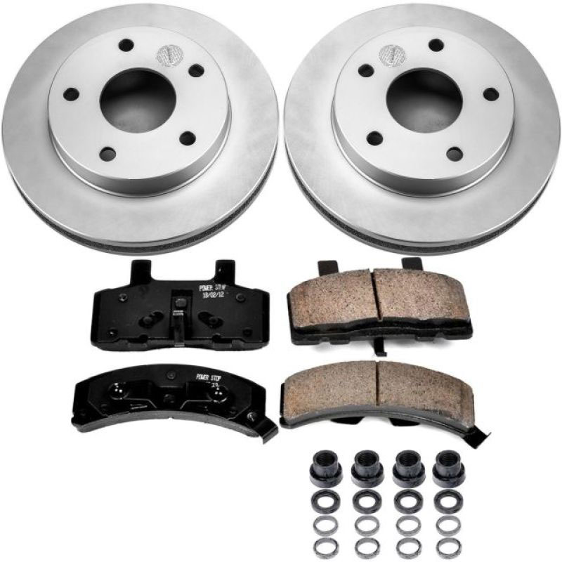 PowerStop crk2126 | Power Stop 94-99 Dodge Ram 1500 Front Z17 Evolution Geomet Coated Brake Kit; 1994-1999