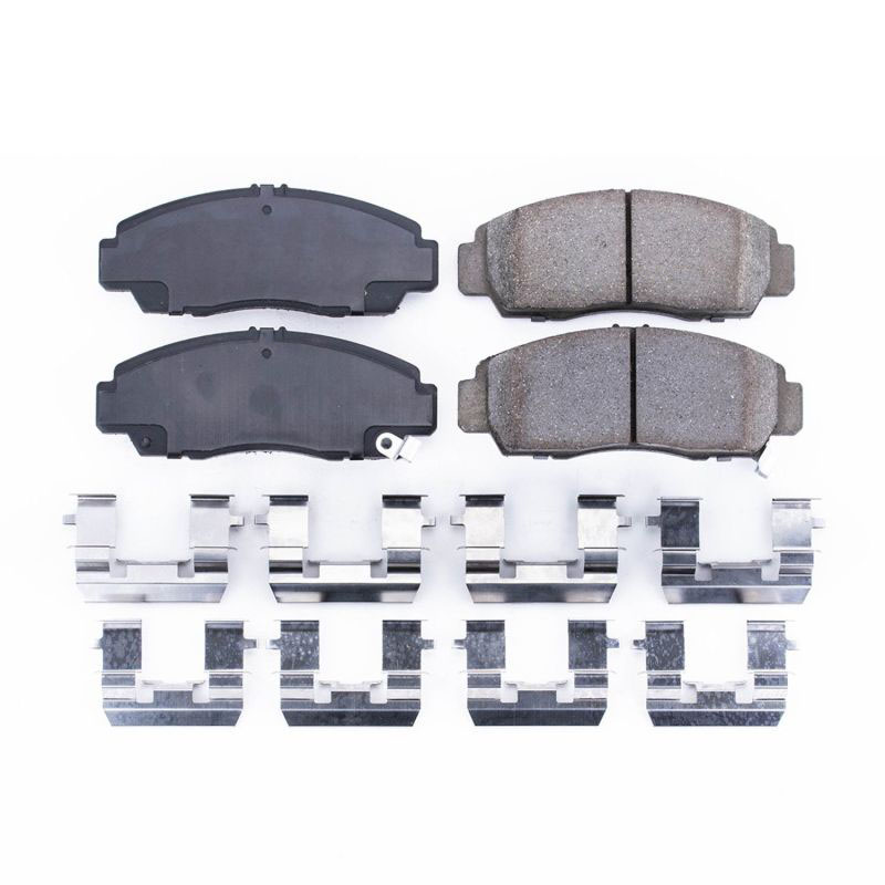 PowerStop 17787 | Power Stop 01-03 Acura CL Front Z17 Evolution Ceramic Brake Pads w/Hardware; 2001-2003