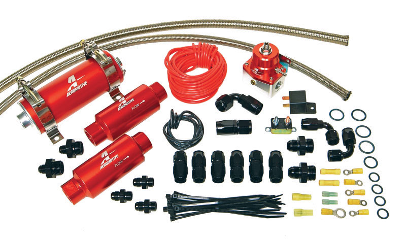 Aeromotive 17136 | 700 HP EFI Fuel System (Incl. 11106 Pump/13109 regulator/Fittings/O-Rings)