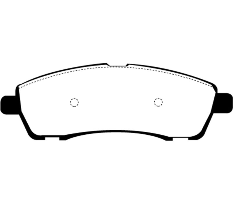 EBC ud757 | 00-02 Ford Excursion 5.4 2WD Ultimax2 Rear Brake Pads; 2000-2002