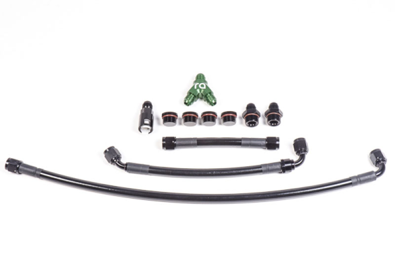 Radium Engineering 20-0334-11 | 07-14 Mustang GT S197 Fuel Rail Plumbing Kit; 2007-2014