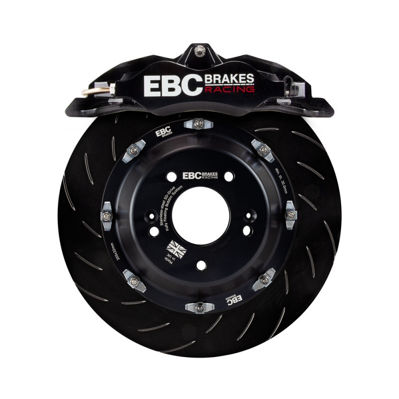 EBC bbk031blk1 | Racing 12-21 Subaru BRZ/Toyota GT86 Black Apollo-4 Calipers 330mm Rotors Front Big Brake Kit; 2012-2021