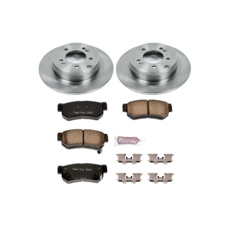 PowerStop koe5211 | Power Stop 06-08 Hyundai Sonata Rear Autospecialty Brake Kit; 2006-2008