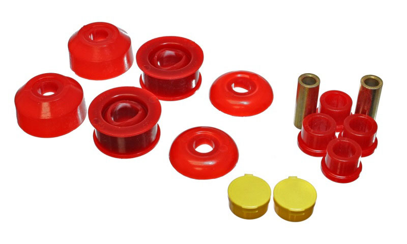 Energy Suspension 8.3120r | 05-07 Scion tC / 03-06 Toyota Corolla/Matrix Red Front Control Arm Bushing Set; 2005-2007