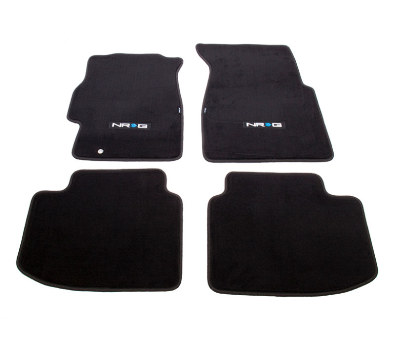 NRG fmr-130nrg | NRG Floor Mats - 96-00 Honda Civic 2DR &3DR (NRG Logo) - 4pc.; 1996-1996