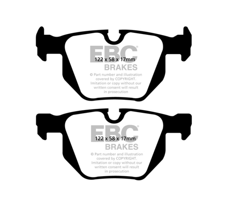 EBC dp21588 | 13+ BMW X1 3.0 Turbo (35i) Greenstuff Rear Brake Pads; 2013-2023