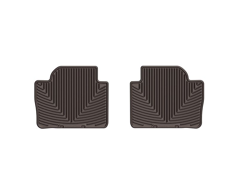 WeatherTech w268co | 2012+ BMW 3-Series (F30) Rear Rubber Mats - Cocoa; 2012-2023