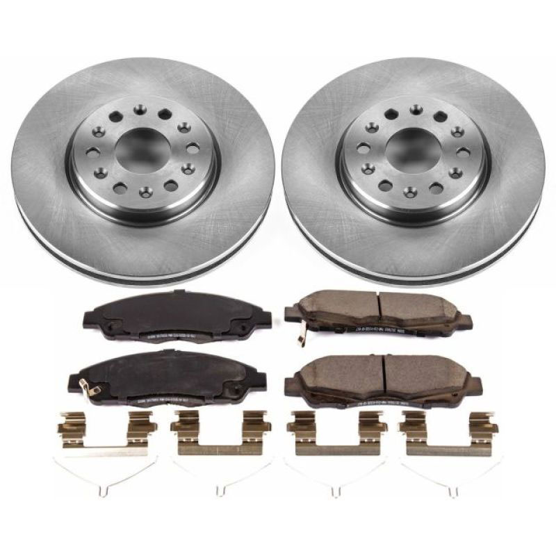 PowerStop koe7409 | Power Stop 17-18 GMC Acadia Front Autospecialty Brake Kit; 2017-2018