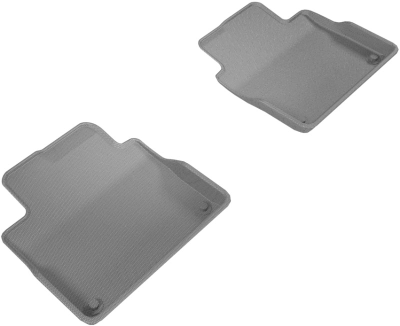 3D Maxpider l1vv02221501 | 3D MAXpider 2017-2019 Volvo S90/V90 Kagu 2nd Row Floormats - Gray; 2017-2019