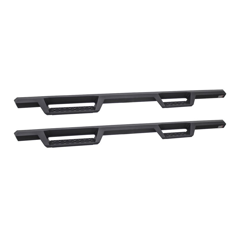 Westin 56-13715 | /HDX 07-18 Chevy/GMC Silv/Sierra 15/25/3500 Ext/Dbl Drop Nerf Step Bars - Textured Black; 2007-2018