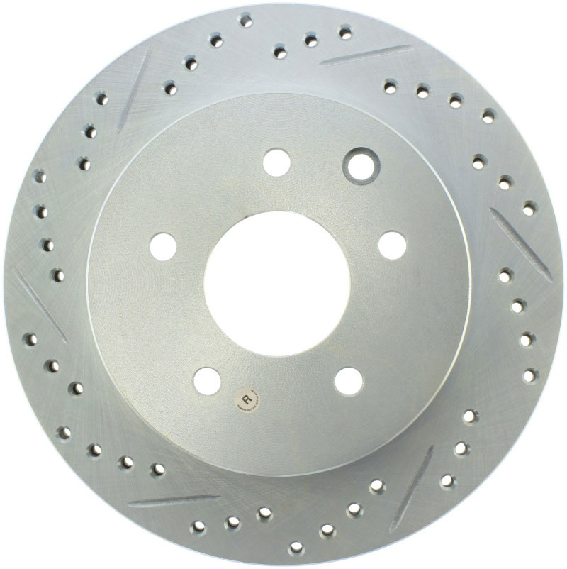 Stoptech 227.42077R | StopTech Nissan Juke Select Sport Drilled/Slotted Rotor, Rear Right; 2014-2016