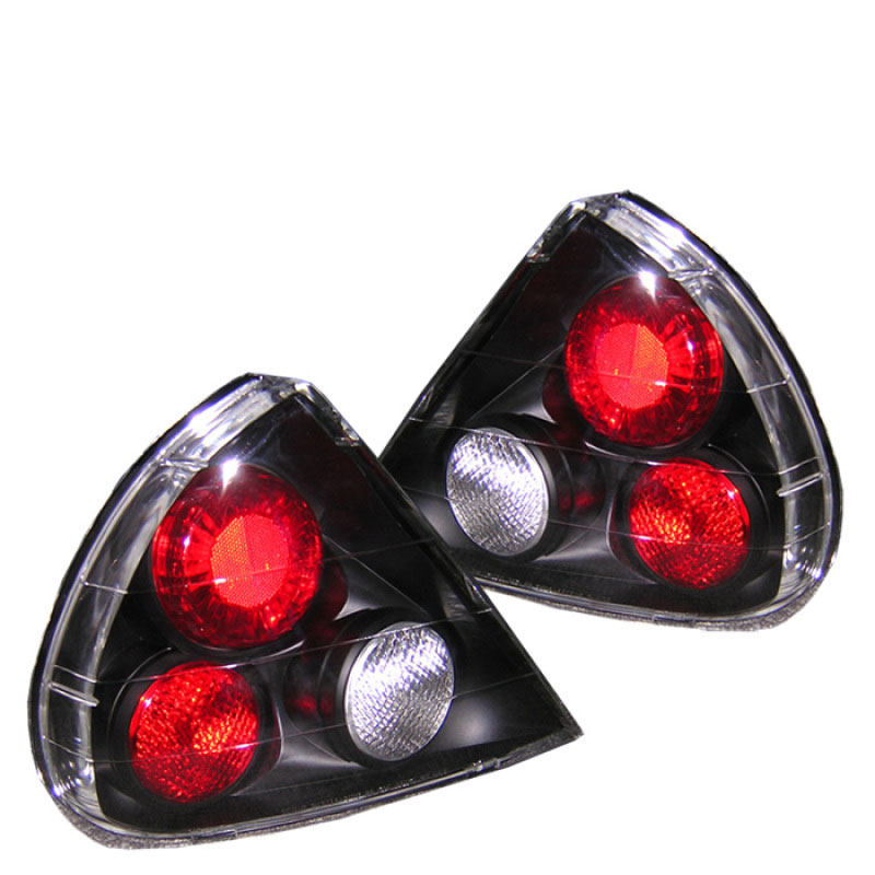 SPYDER 5006493 | Spyder Mitsubishi Mirage 2/4Dr Tail Lights - Black - (ALT-YD-ML99-BK); 1999-2002