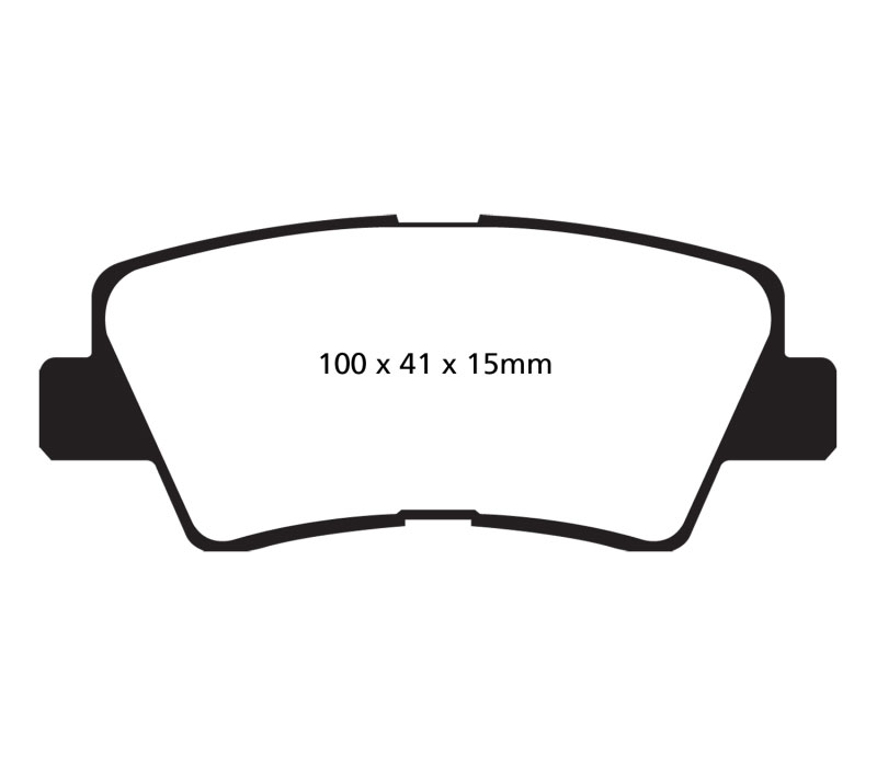 EBC ud1313 | 09-11 Hyundai Azera 3.3 Ultimax2 Rear Brake Pads; 2009-2011