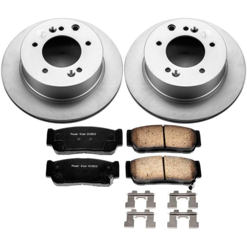 PowerStop crk5901 | Power Stop 03-06 Kia Sorento Rear Z17 Evolution Geomet Coated Brake Kit; 2003-2006