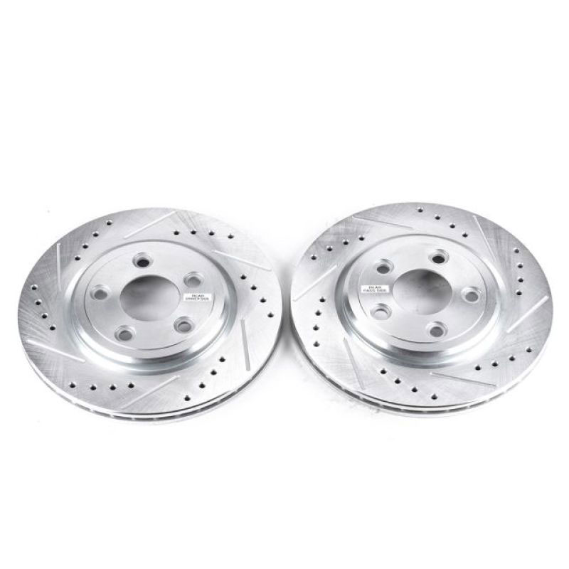 PowerStop ar8162xpr | Power Stop 02-05 Ford Thunderbird Rear Evolution Drilled & Slotted Rotors - Pair; 2002-2005