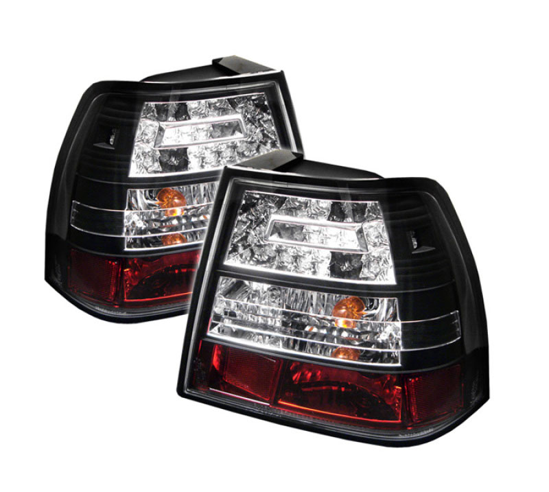 SPYDER 5008411 | Spyder Volkswagen Jetta LED Tail Lights - Black - (ALT-YD-VJ99-LED-BK); 1999-2004