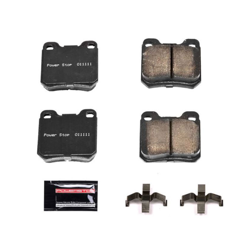 PowerStop z23-709 | Power Stop 97-01 Cadillac Catera Rear Z23 Evolution Sport Brake Pads w/Hardware; 1997-2001