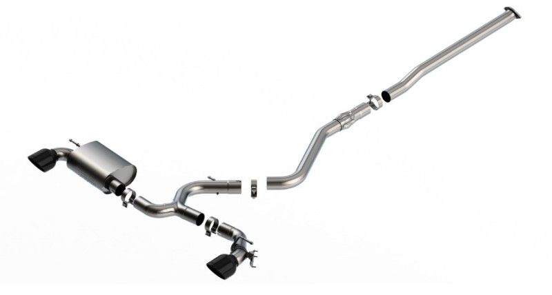 Borla 140926bc | 22-23 Hyundai Kona N 2.0L 4 CYL. Turbo AT/MT ATAK Catback Exhaust Black Chrome; 2022-2023