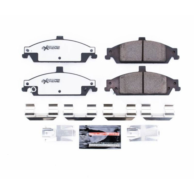 PowerStop z26-727 | Power Stop 04-05 Chevrolet Classic Front Z26 Extreme Street Brake Pads w/Hardware; 2004-2005