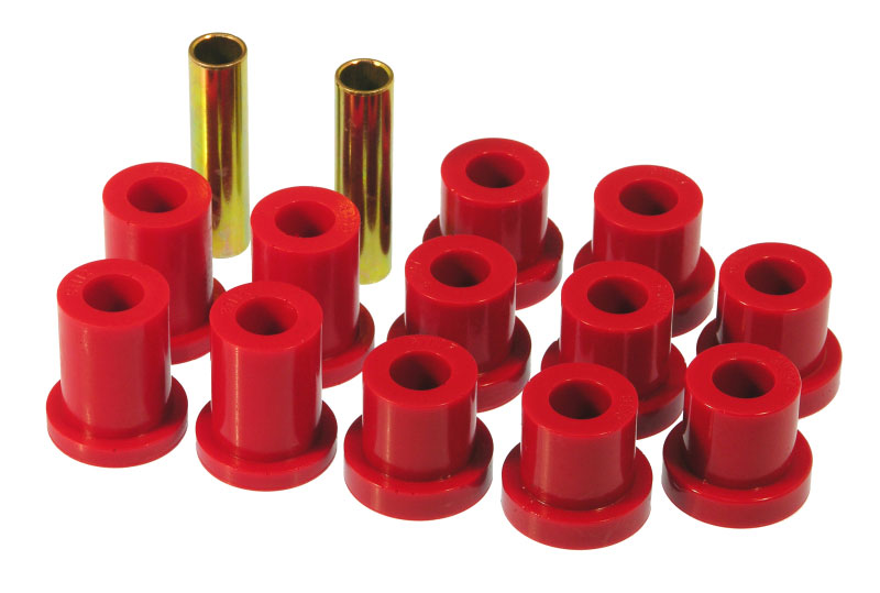 Prothane 7-1023 | 56-57 Chevy Full Rear Spring Bushings - Red; 1956-1957