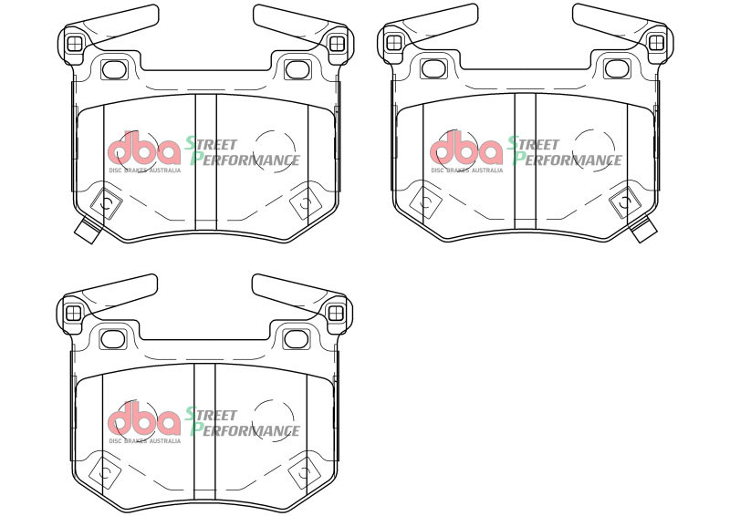 DBA db15004sp | 2018+ Kia Stinger V6 Twin Turbo SP Performance Rear Brake Pads; 2018-2022